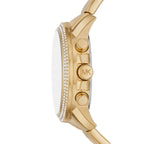 Michael Kors Oversized Bryn Pavé Chronograph Gold Women's Watch - MK7199