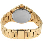 Michael Kors Everest Chronograph Silver Sunray Dial Gold Women's Watch - MK7212