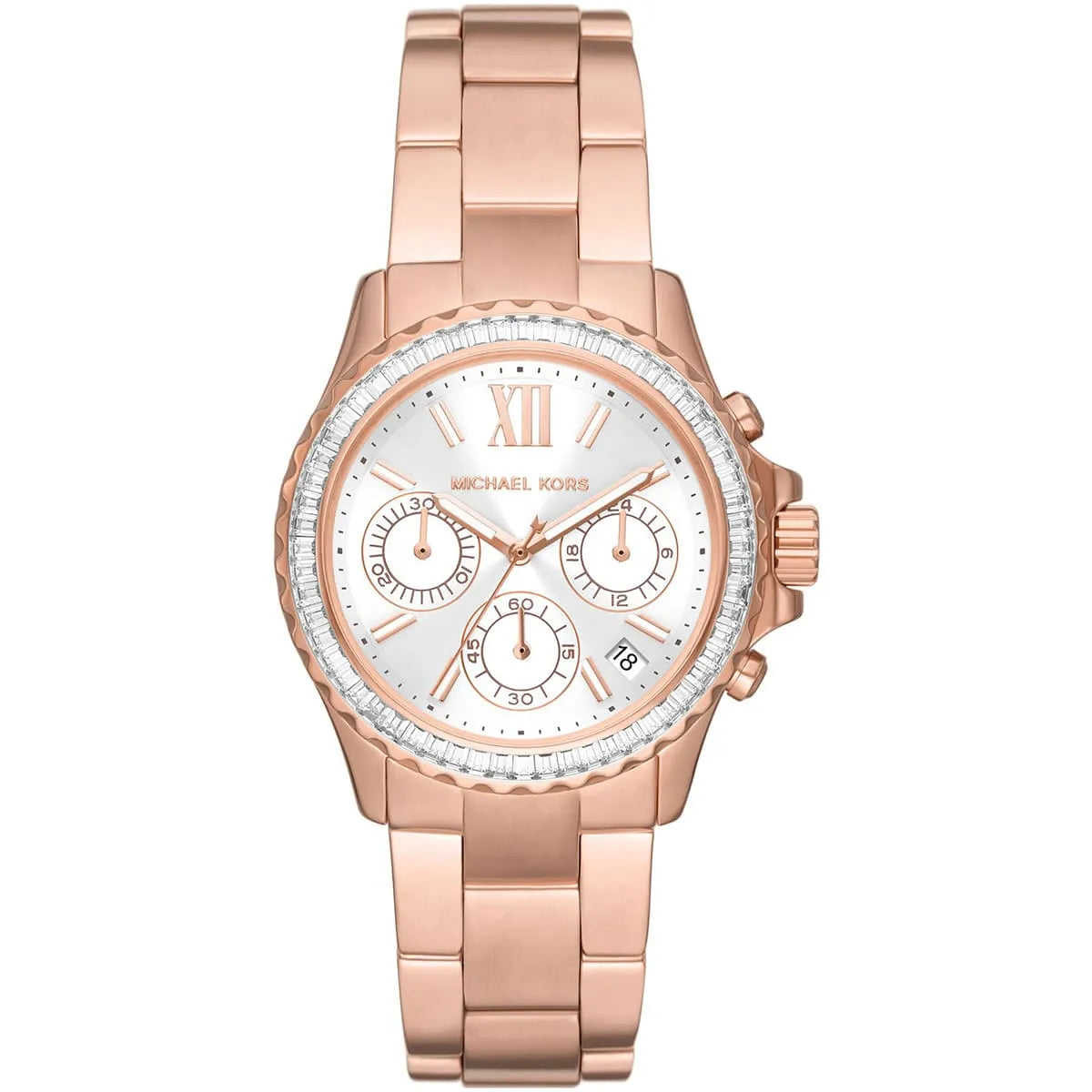 Michael Kors Everest Chronograph Rose Gold-Tone Women's Watch - MK7213 Hoofdafbeelding