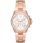 Michael Kors Everest Chronograph Rose Gold-Tone Women's Watch - MK7213