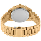 Michael Kors Lexington Chronograph Turquoise Enamel Dial Gold Women's Watch - MK7216