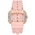 Michael Kors Oversized Sidney Pavé Rose Gold-Tone and Logo Women's Watch - MK7222