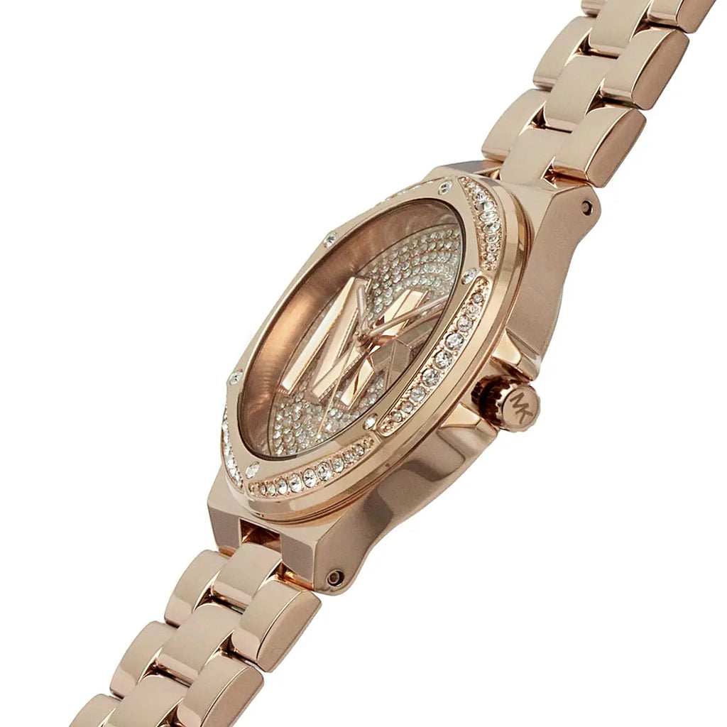 Michael Kors Lennox Three-Hand Rose Gold Women's Watch - MK7230