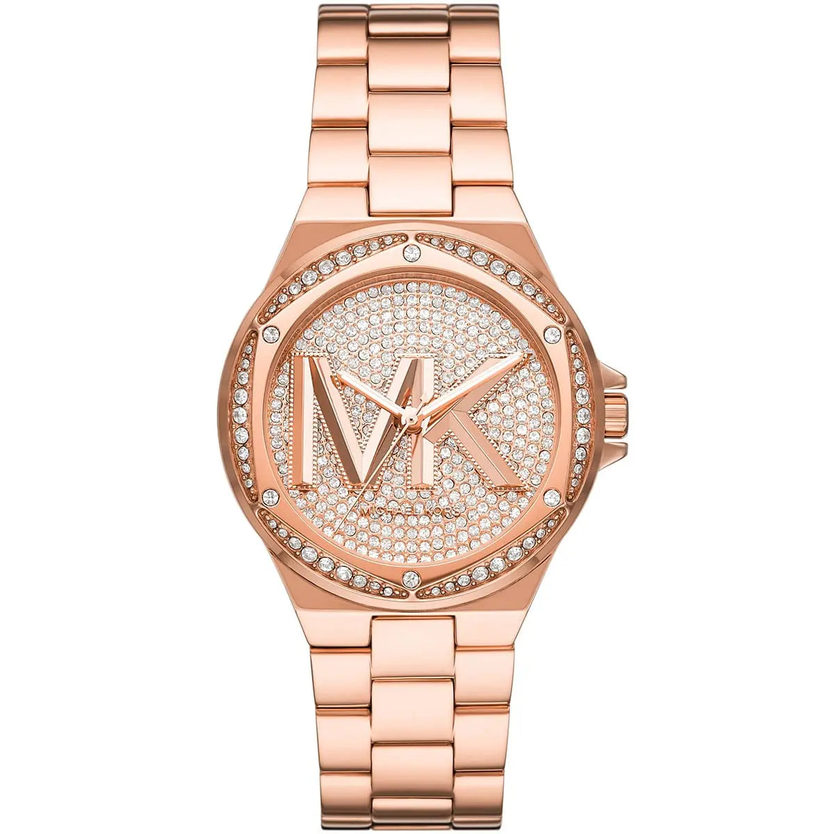 Michael Kors Lennox Three-Hand Rose Gold Women's Watch - MK7230 Hoofdafbeelding