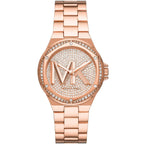 Michael Kors Lennox Three-Hand Rose Gold Women's Watch - MK7230