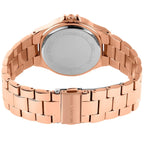 Michael Kors Lennox Three-Hand Rose Gold Women's Watch - MK7230