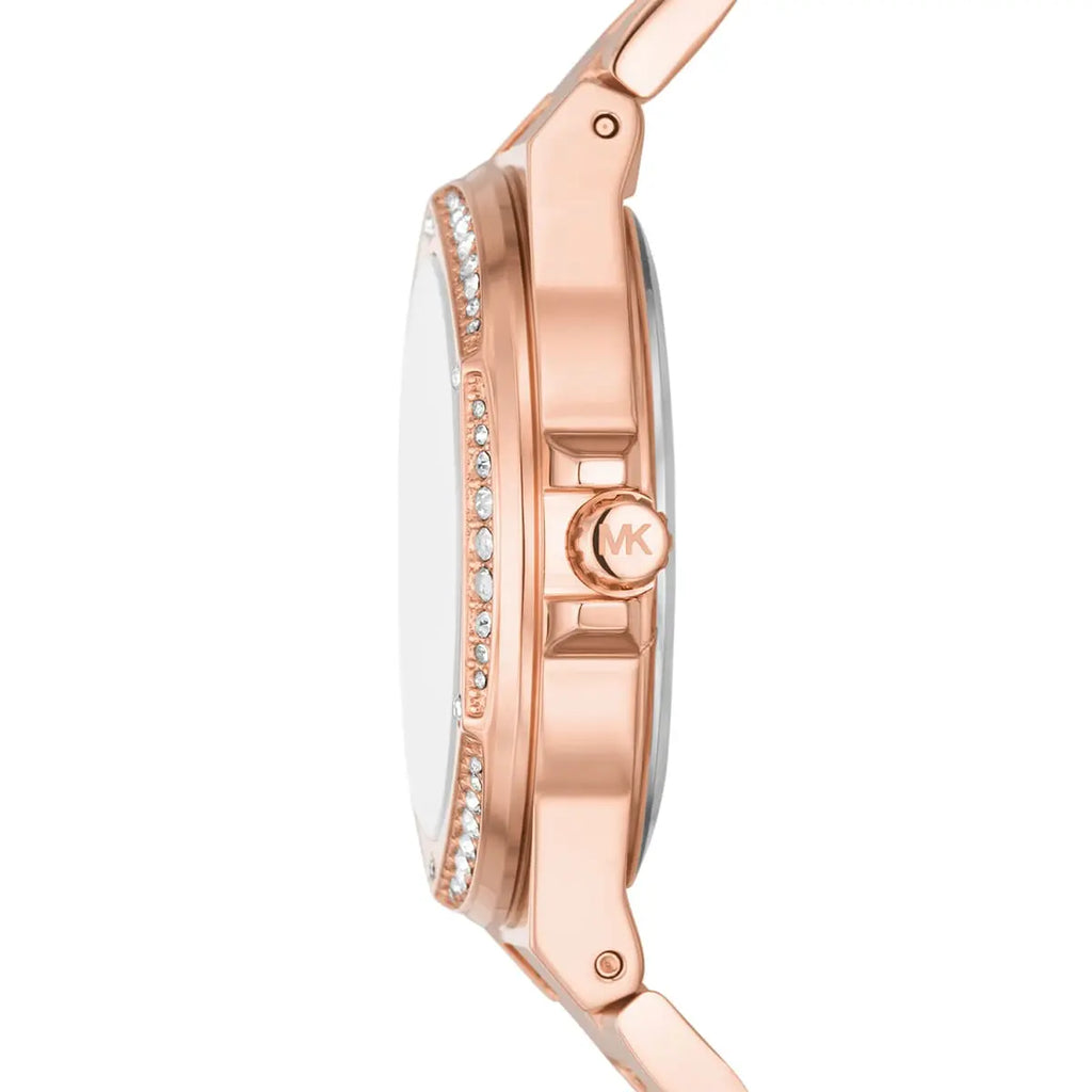 Michael Kors Lennox Three-Hand Rose Gold Women's Watch - MK7230