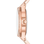Michael Kors Lennox Three-Hand Rose Gold Women's Watch - MK7230