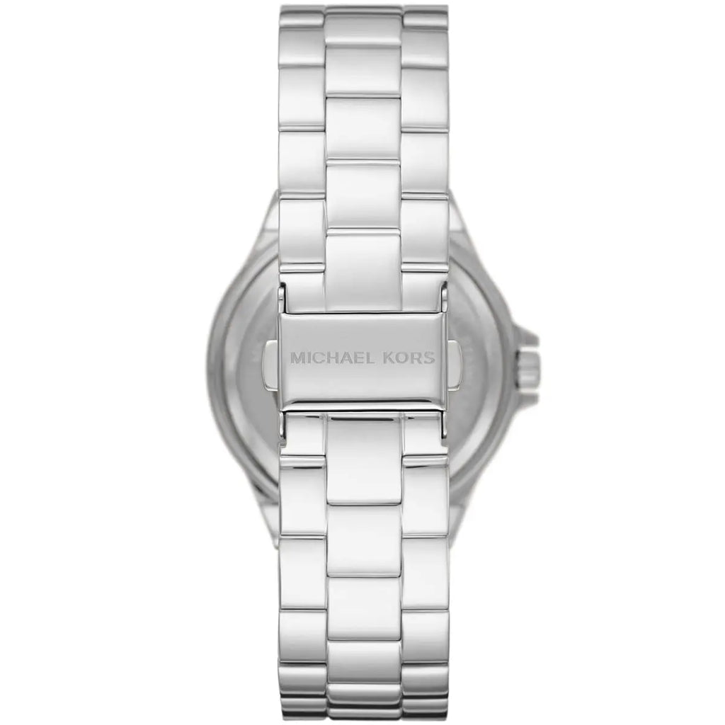 Michael Kors Lennox Pavé Logo Silver-Tone Women's Watch - MK7234