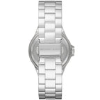Michael Kors Lennox Pavé Logo Silver-Tone Women's Watch - MK7234