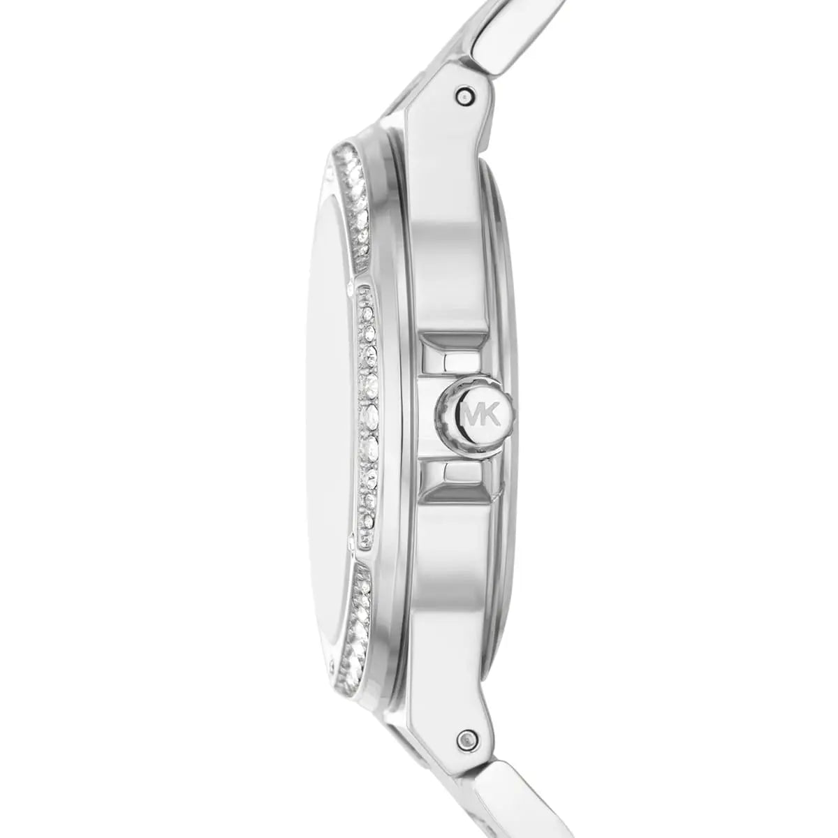 Michael Kors Lennox Pavé Logo dameshorloge in zilverkleur - MK7234 Secundaire afbeelding