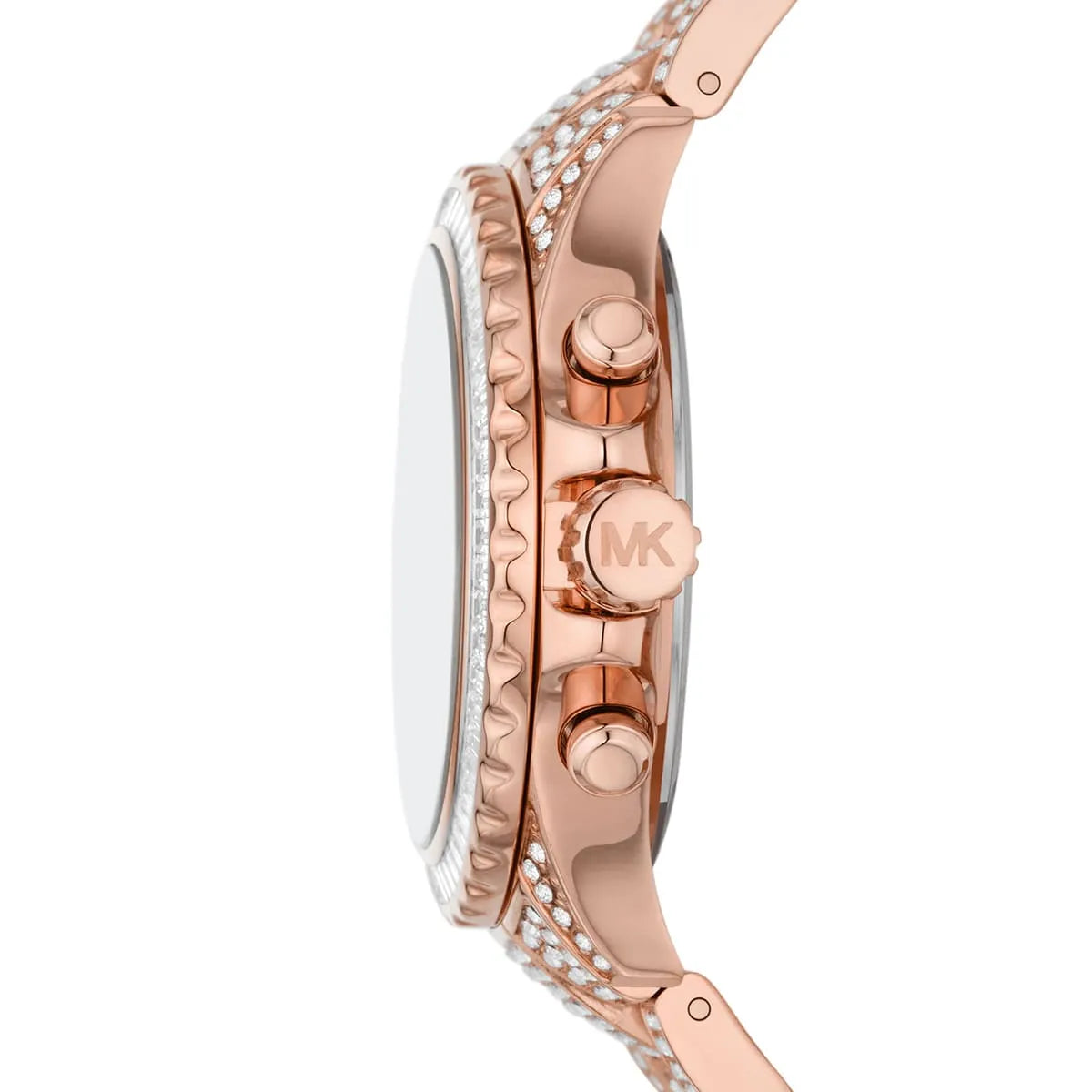 Michael Kors Everest Chronograaf Dameshorloge met Roségoudkleurig Kristal - MK7235 Secundaire afbeelding