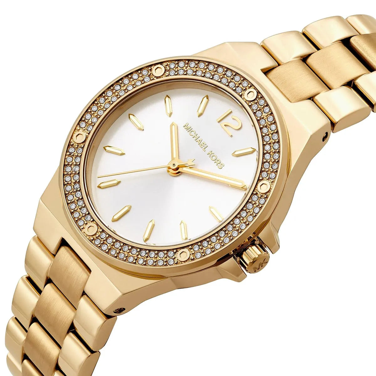 Michael Kors Mini Lennox Pavé Pearlescent Dial Gold Women's watch - MK7278 Secundaire afbeelding