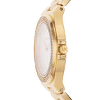 Michael Kors Mini Lennox Pavé Pearlescent Dial Gold Women's watch - MK7278