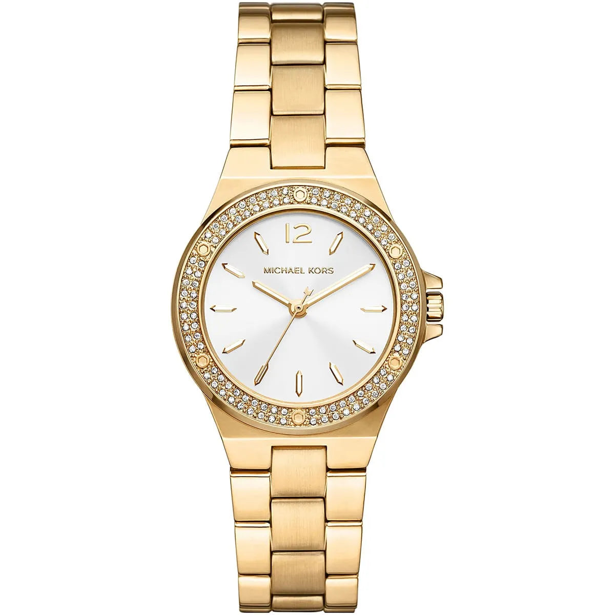 Michael Kors Mini Lennox Pavé Pearlescent Dial Gold Women's watch - MK7278 Hoofdafbeelding