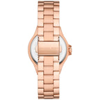 Michael Kors Mini-Lennox Pavé White Dial Rose gold Women's Watch - MK7279