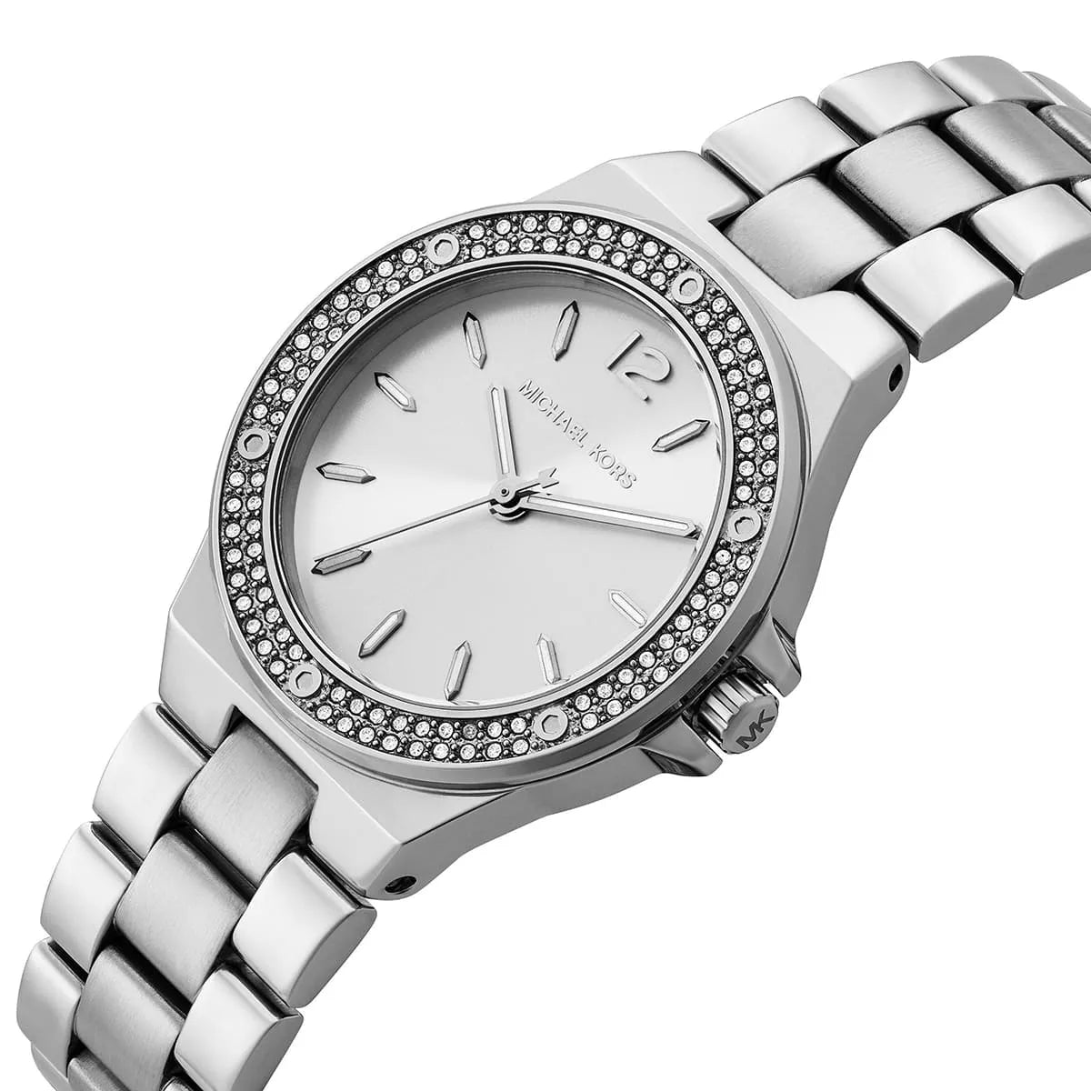 Michael Kors Mini Lennox Pavé dameshorloge in zilverkleur - MK7280 Secundaire afbeelding