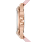 Michael Kors Lennox Rose Gold Dial and Pink Silicone Strap Women's Watch - MK7282