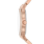 Michael Kors Oversized Tibby Pavé Rose Gold-Tone Women's Watch - MK7293
