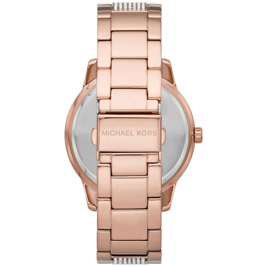 Michael Kors Oversized Tibby Pavé Rose Gold-Tone Women's Watch - MK7293
