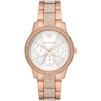 Michael Kors Oversized Tibby Pavé Rose Gold-Tone Women's Watch - MK7293