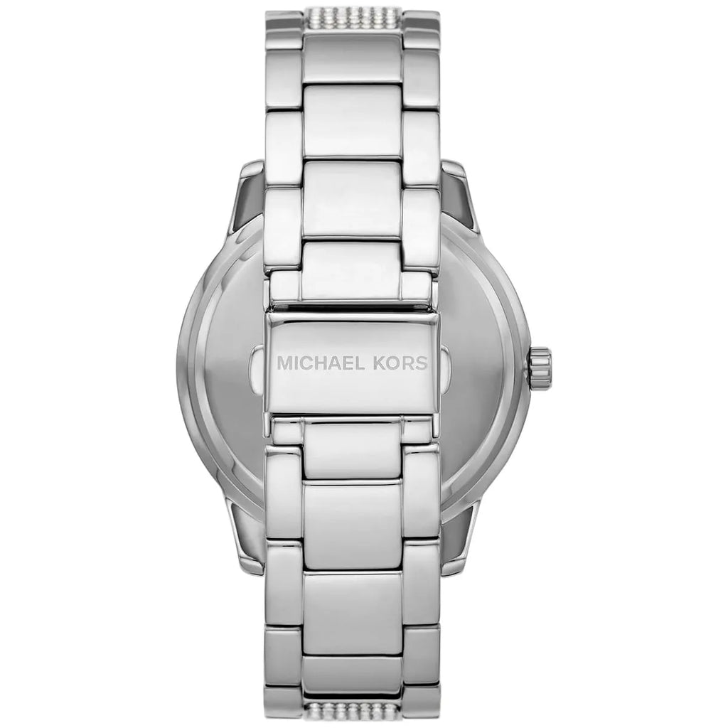 Michael Kors Oversized Tibby Pavé Silver-Tone Women's Watch - MK7294