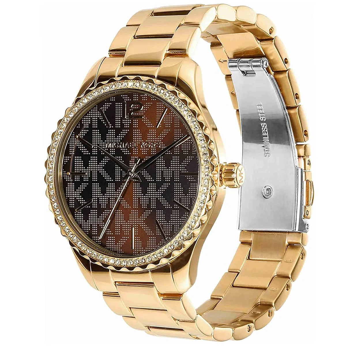 Michael Kors Oversized Lennox Pavé Gold-Tone Women's Watch - MK7296 Secondary image
