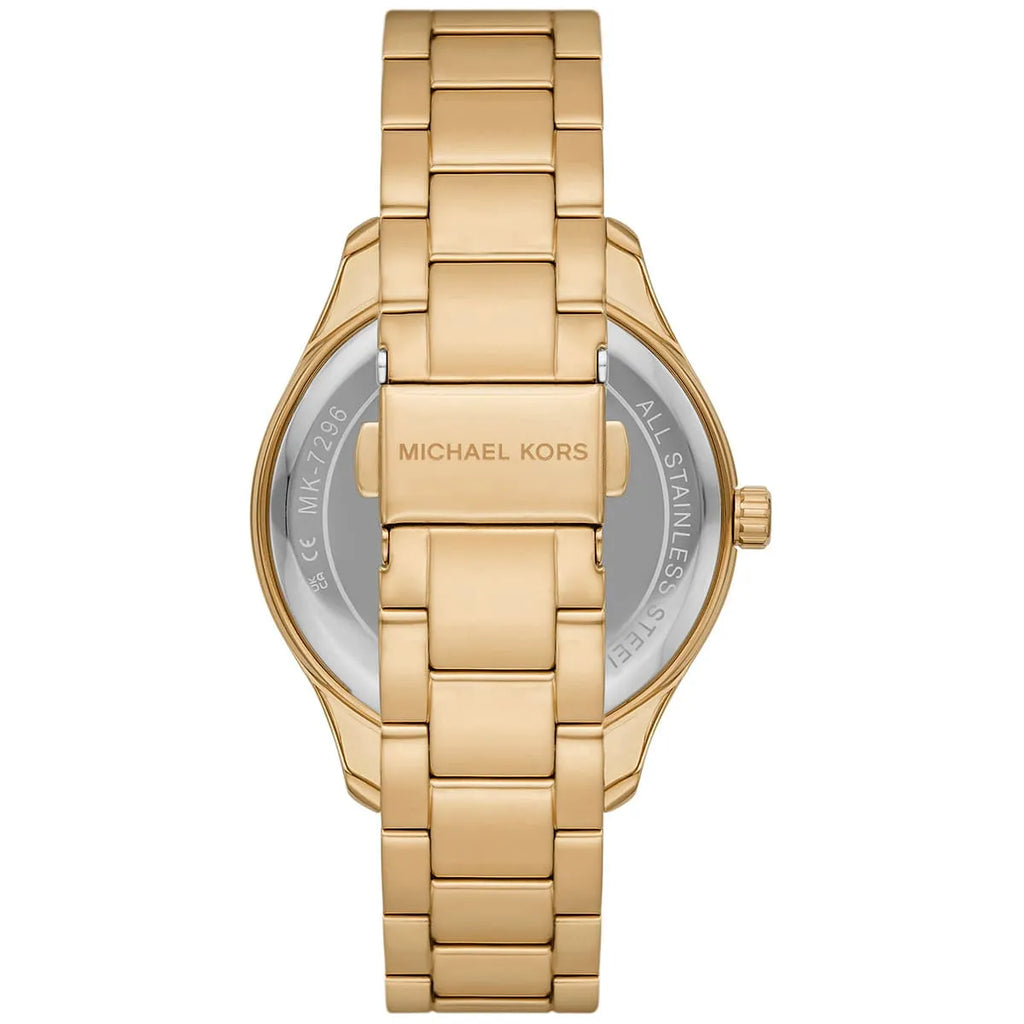 Michael Kors Oversized Lennox Pavé Gold-Tone Women's Watch - MK7296