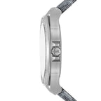 Michael Kors Lennox Pavé Black Dial Silver Genuine Leather Women's Watch - MK7309