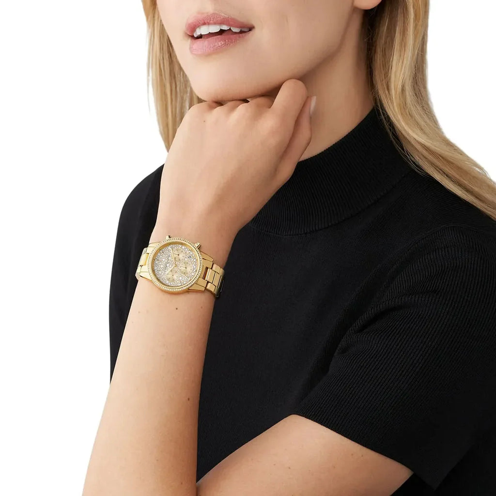Michael Kors Ritz Chronograph Gold-Tone Women's Watch - MK7310