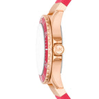 Michael Kors Everest Crystal-set Dial Pink Silicone Women's Watch - MK7359