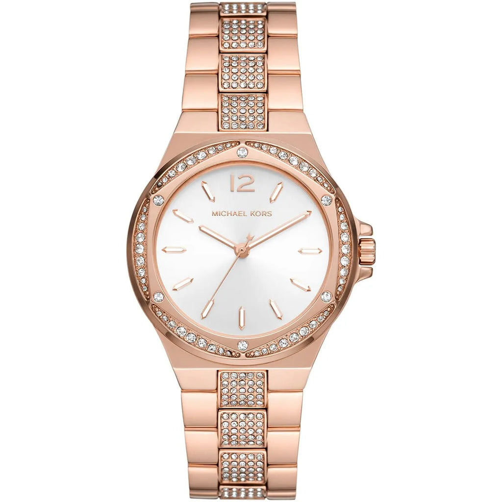 Michael Kors Lennox Three-Hand Rose Gold-Tone Women's Watch - MK7362