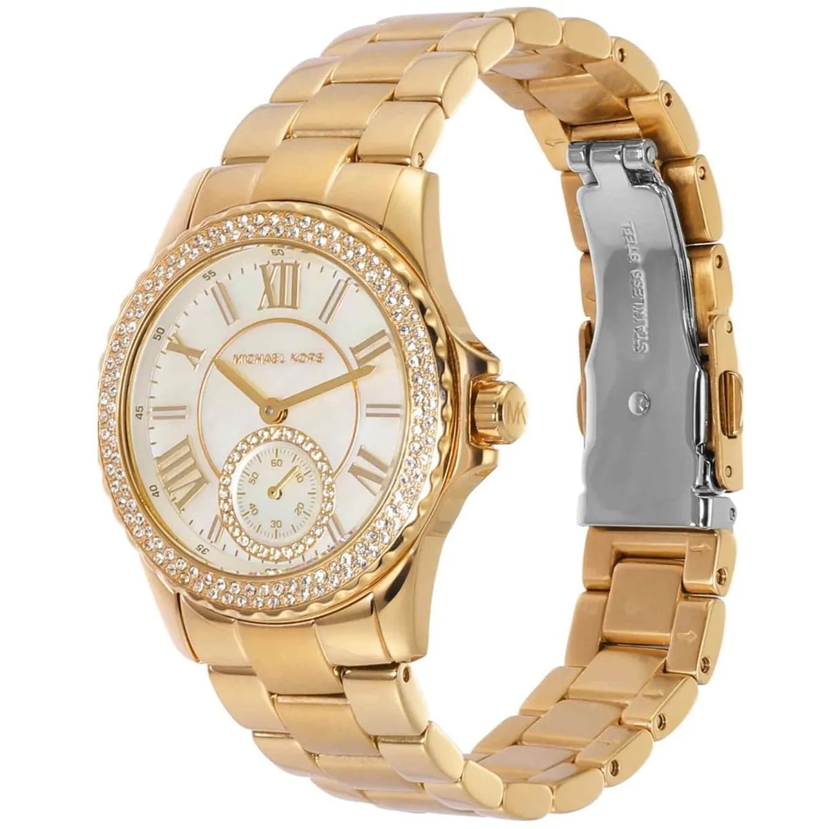 Michael Kors Mini Everest Pavé Gold-Tone Women's Watch - MK7363 Secundaire afbeelding