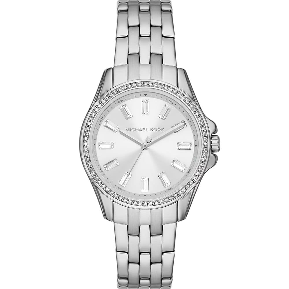 Michael Kors Pilot Quartz Silver-Tone Women's Watch - MK7379 Hoofdafbeelding