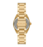 Michael Kors Janelle Pavé Logo Dial Gold Women's Watch - MK7381
