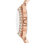 Michael Kors Mini Lennox Pink Dial Rose-gold Women's Watch - MK7396