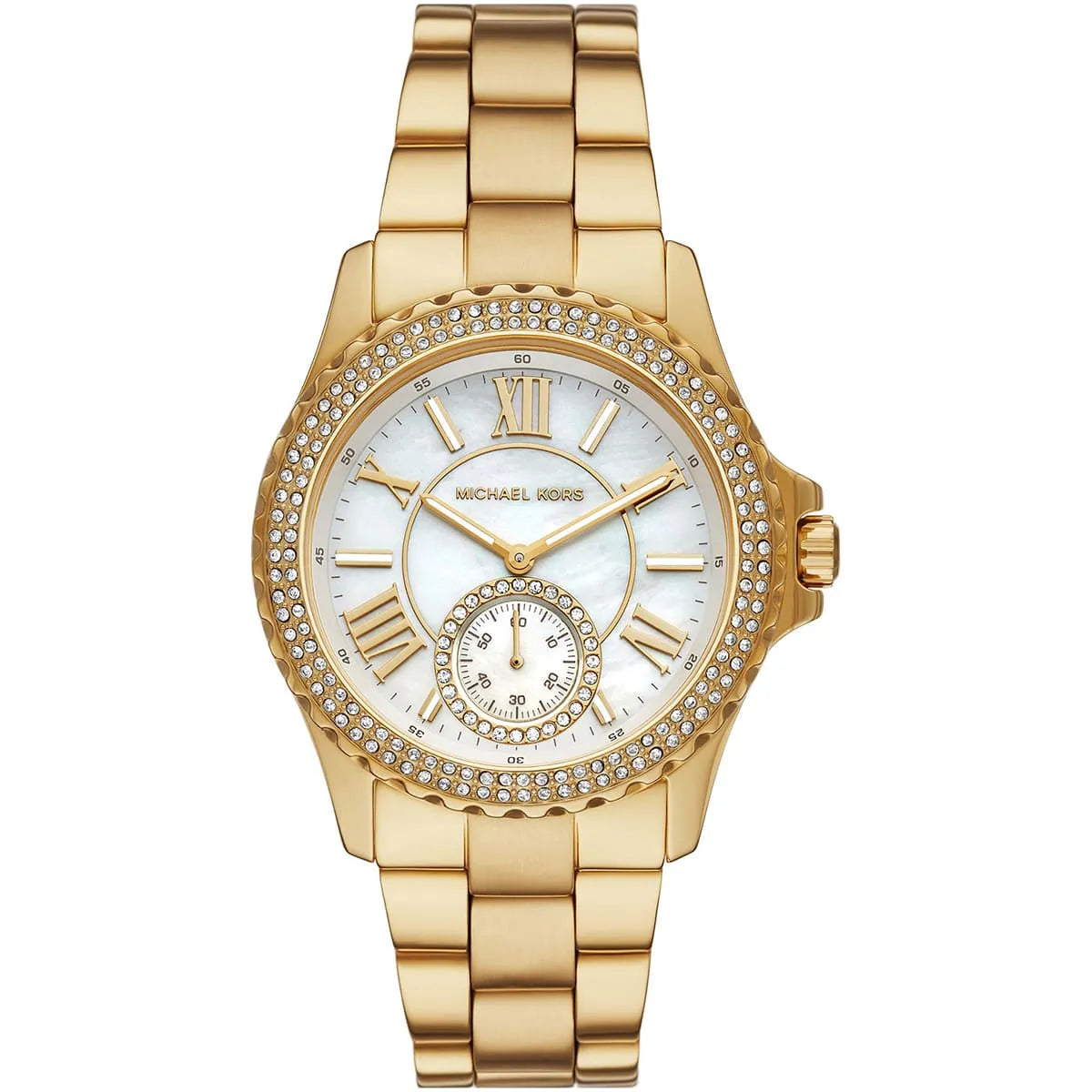 Michael Kors Everest Three-Hand Gold-Tone Women's Watch - MK7401 Hoofdafbeelding