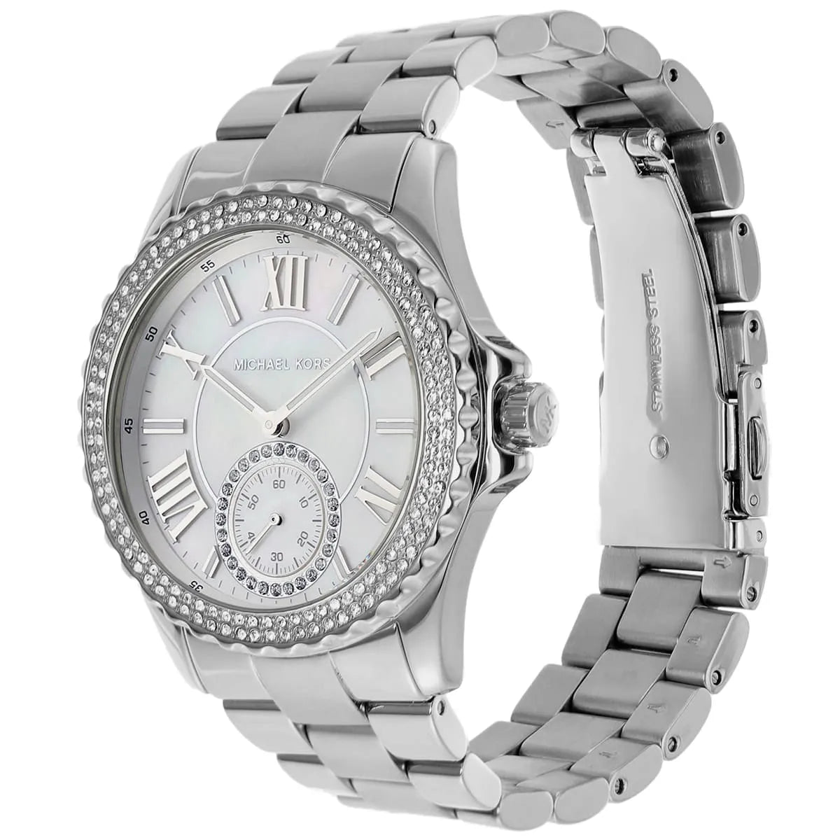Michael Kors Everest White MOP Dial Silver Women's Watch - MK7403 Secundaire afbeelding