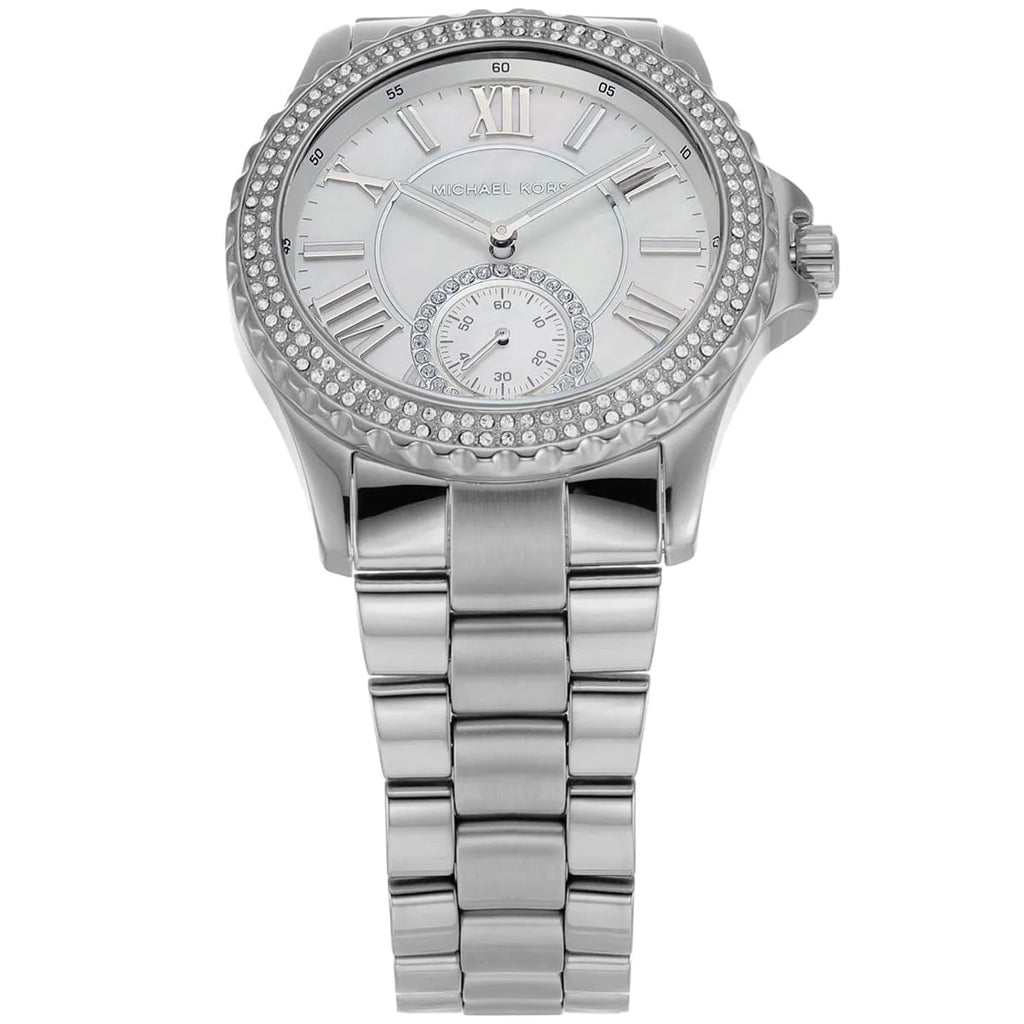 Michael Kors Everest White MOP Dial Silver Women's Watch - MK7403