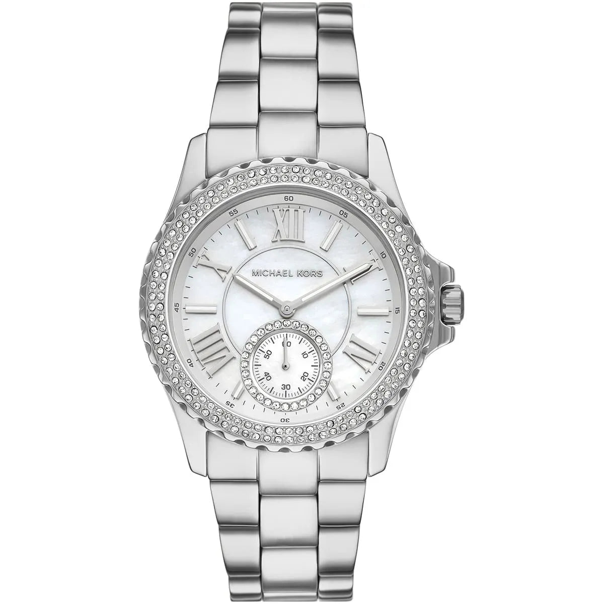 Michael Kors Everest White MOP Dial Silver Women's Watch - MK7403 Hoofdafbeelding