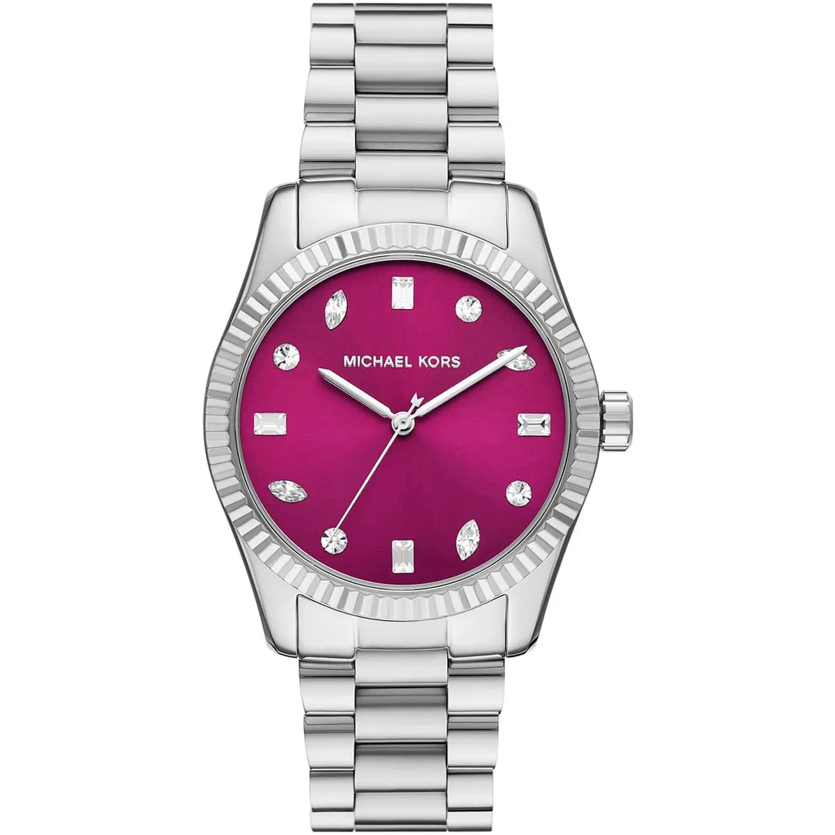 Michael Kors Lexington Pavé dameshorloge in zilverkleur - MK7443 Hoofdafbeelding