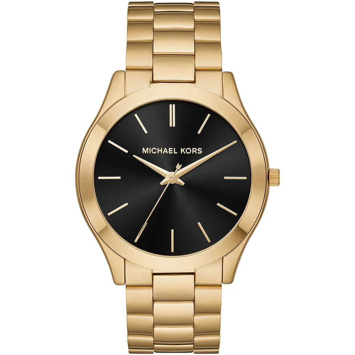 Michael Kors Oversized Slim Runway Balck Dial Gold Men's Watch - MK8621 Main image