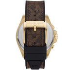 Michael Kors Oversized Brecken Logo and Gold-Tone Men's Watch - MK8849