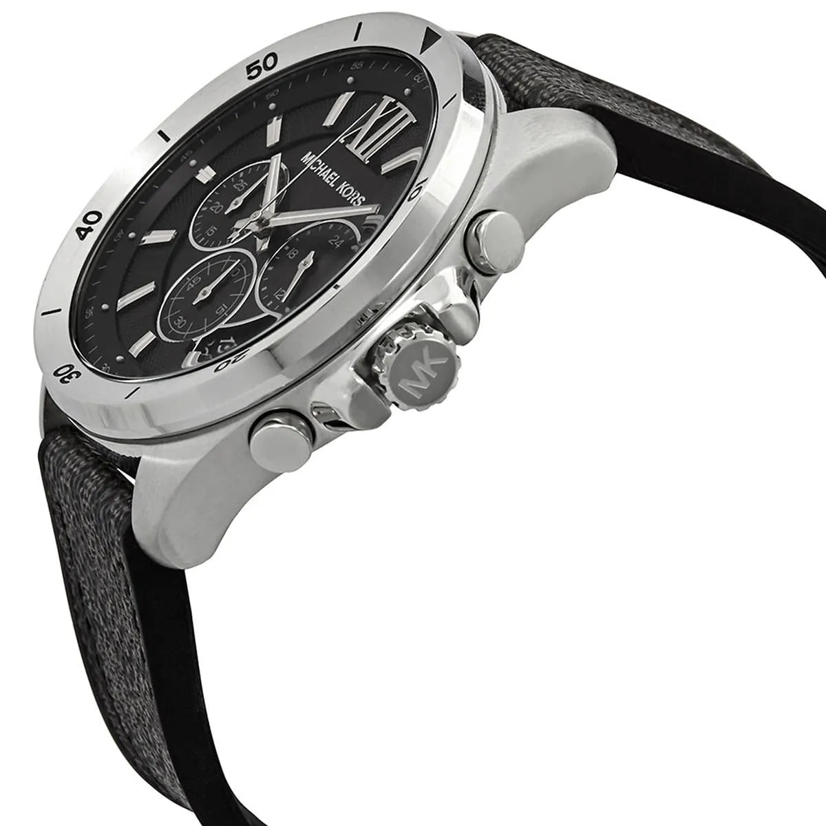 Michael Kors Oversized Brecken Chronograph Black PVC/Silicone Strap Men's Watch - MK8850 Secondary image