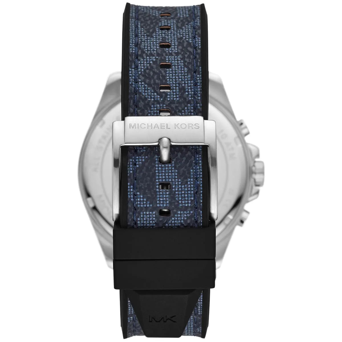 Michael Kors oversized herenhorloge met Brecken-logo en zilverkleurige kast - MK8923