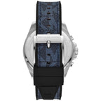 Michael Kors Oversized Brecken Logo and Silver-Tone Men's Watch - MK8923