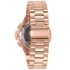 Michael Kors Lennox Chronograph Black Dial Rose-gold Men's Watch - MK8940