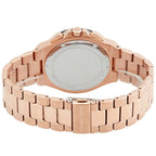 Michael Kors Lennox Chronograph Black Dial Rose-gold Men's Watch - MK8940