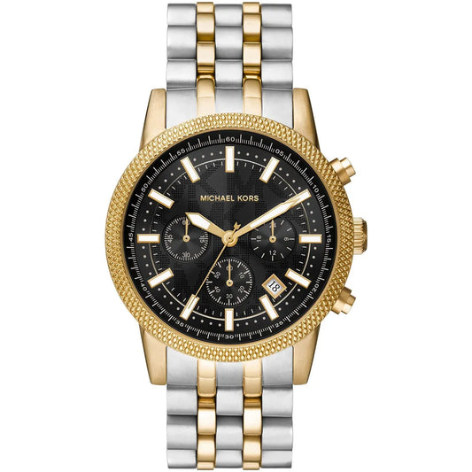 Michael Kors 43mm Black Dial Two-Tone Men's Watch MK8954