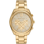 Michael Kors Oversized Janelle Pavé Gold-Tone Men's Watch - MK8995